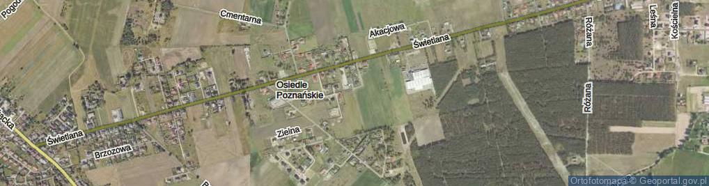 Zdjęcie satelitarne Jagodowa ul.